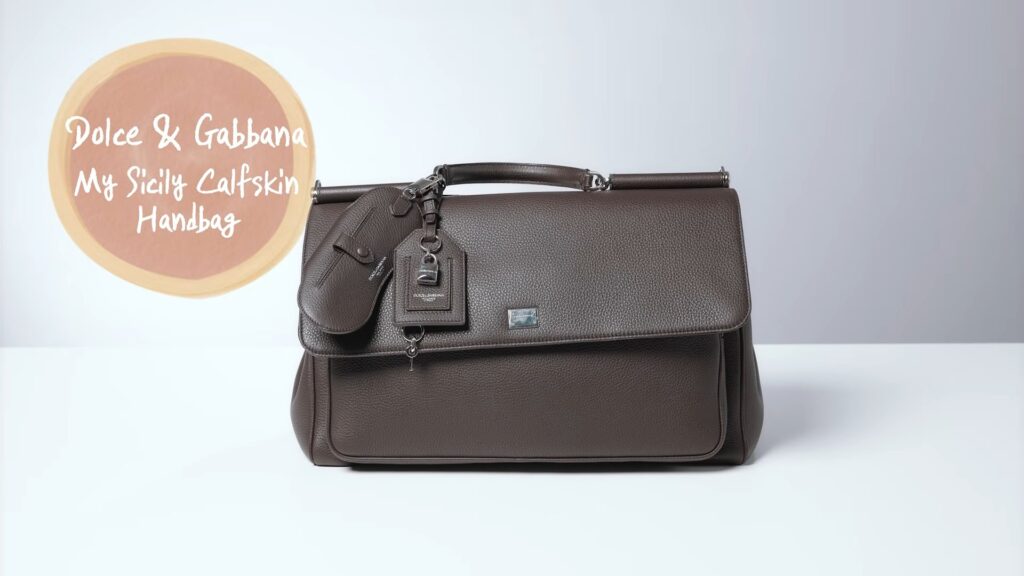 Dolce&Gabbana My Sicily カーフスキン ハンドバッグ（ATEEZサン愛用）