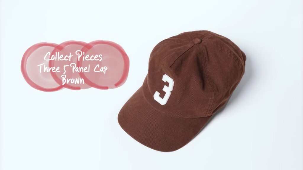 Collect Pieces THREE 5パネルキャップ（ATEEZサン愛用）