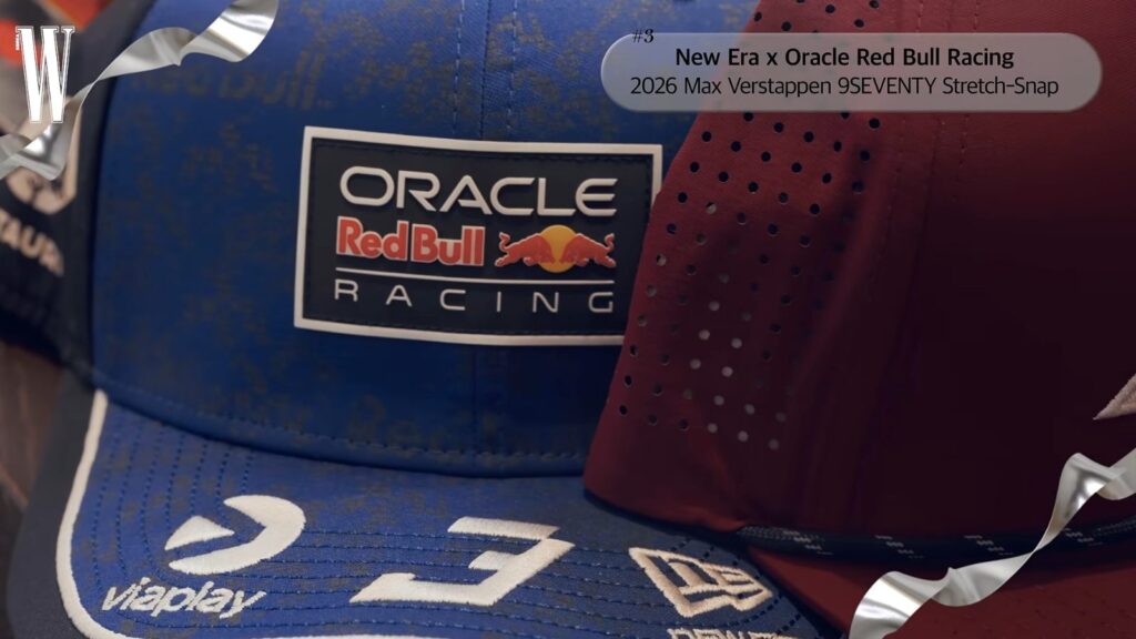 New Era × Oracle Red Bull Racing 2026 マックス・フェルスタッペン キャップ（ENHYPENジェイ愛用）